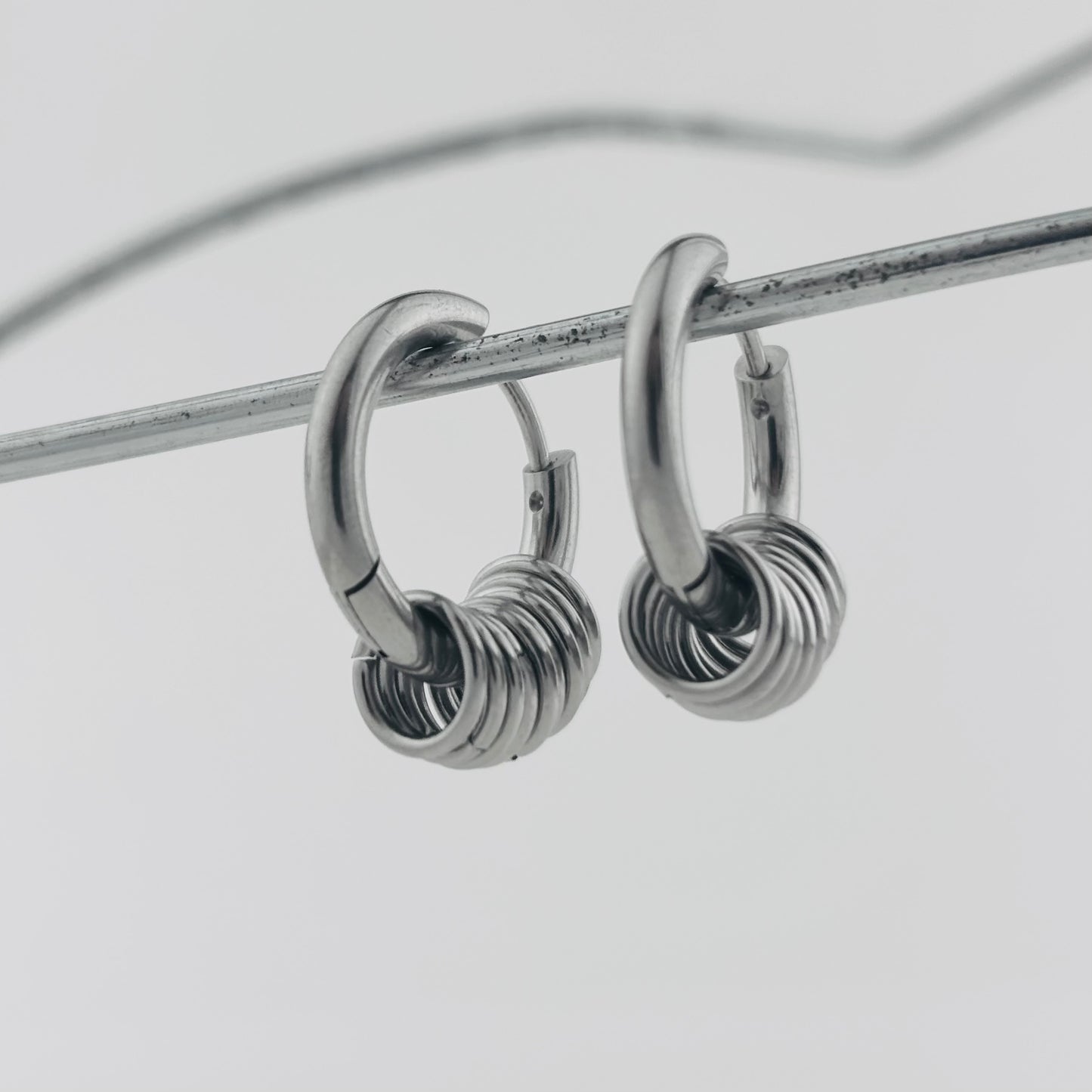 Titanium Circle Earrings