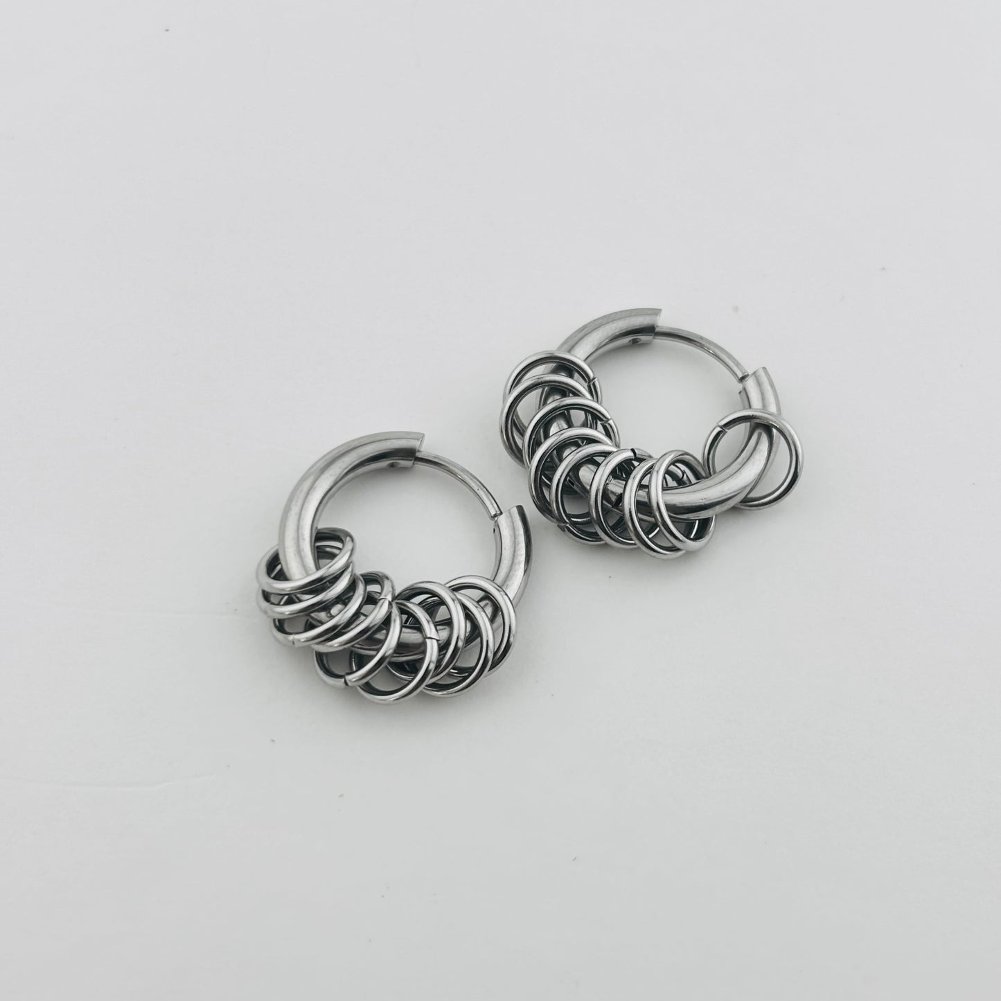 Titanium Circle Earrings