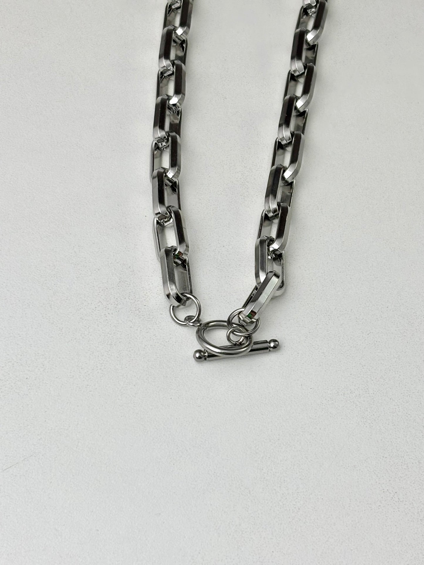 OT Clasp Titanium Necklace 55cm