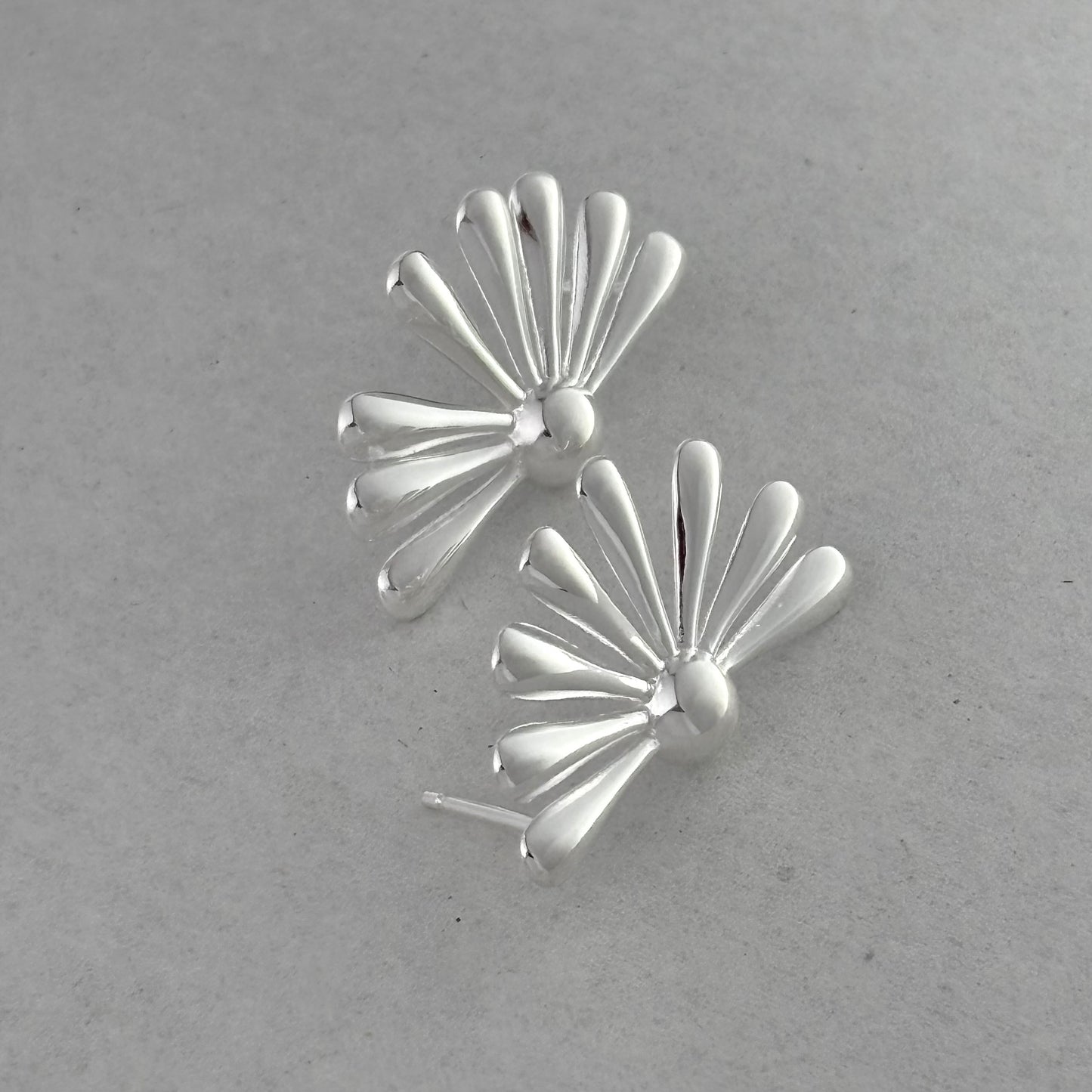 S925 Sterling Silver Premium Flower Earrings