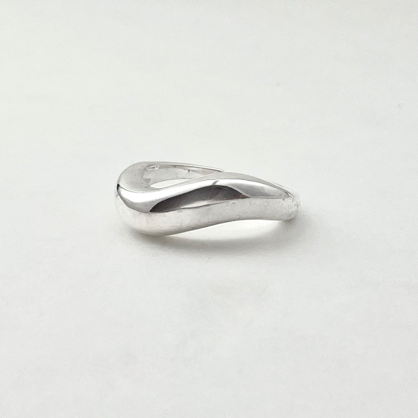 S925 Sterling Silver Wavy Ring