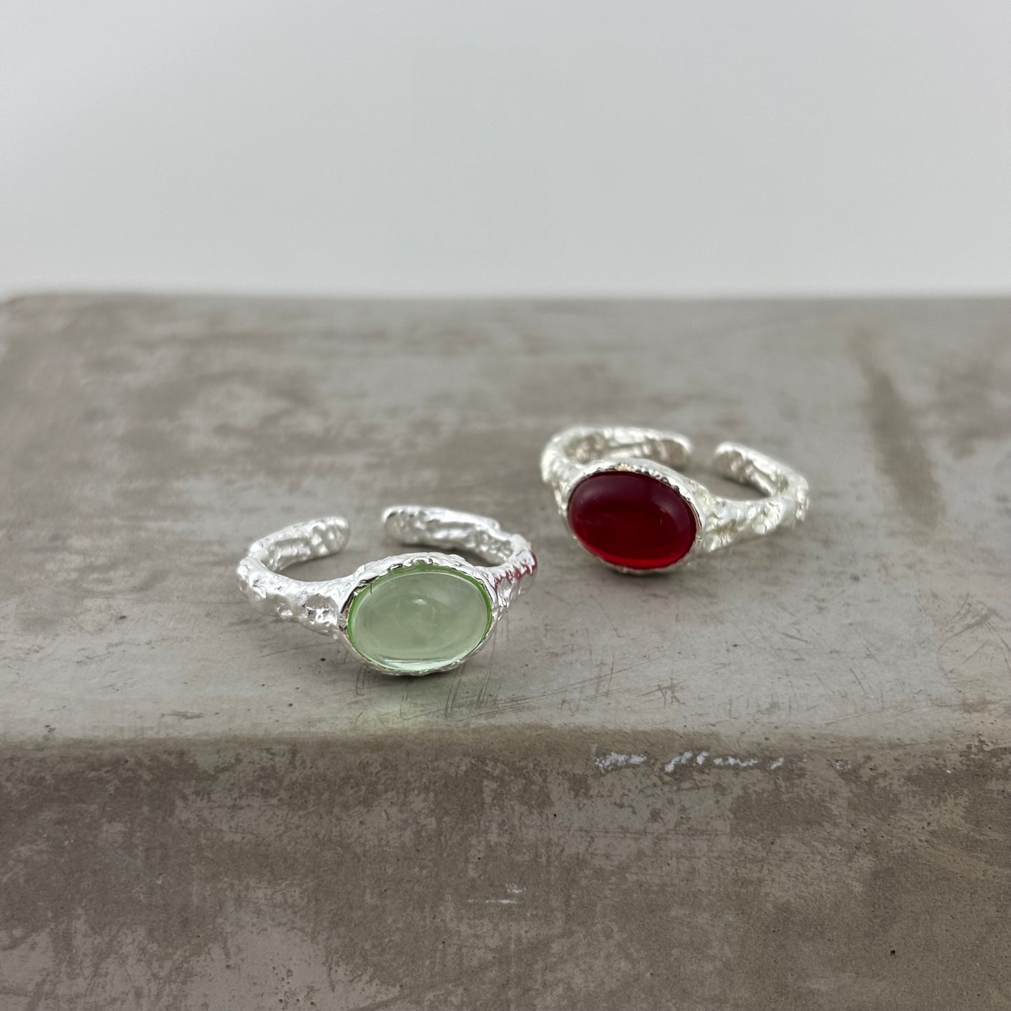S925 Sterling Silver Emerald Ring