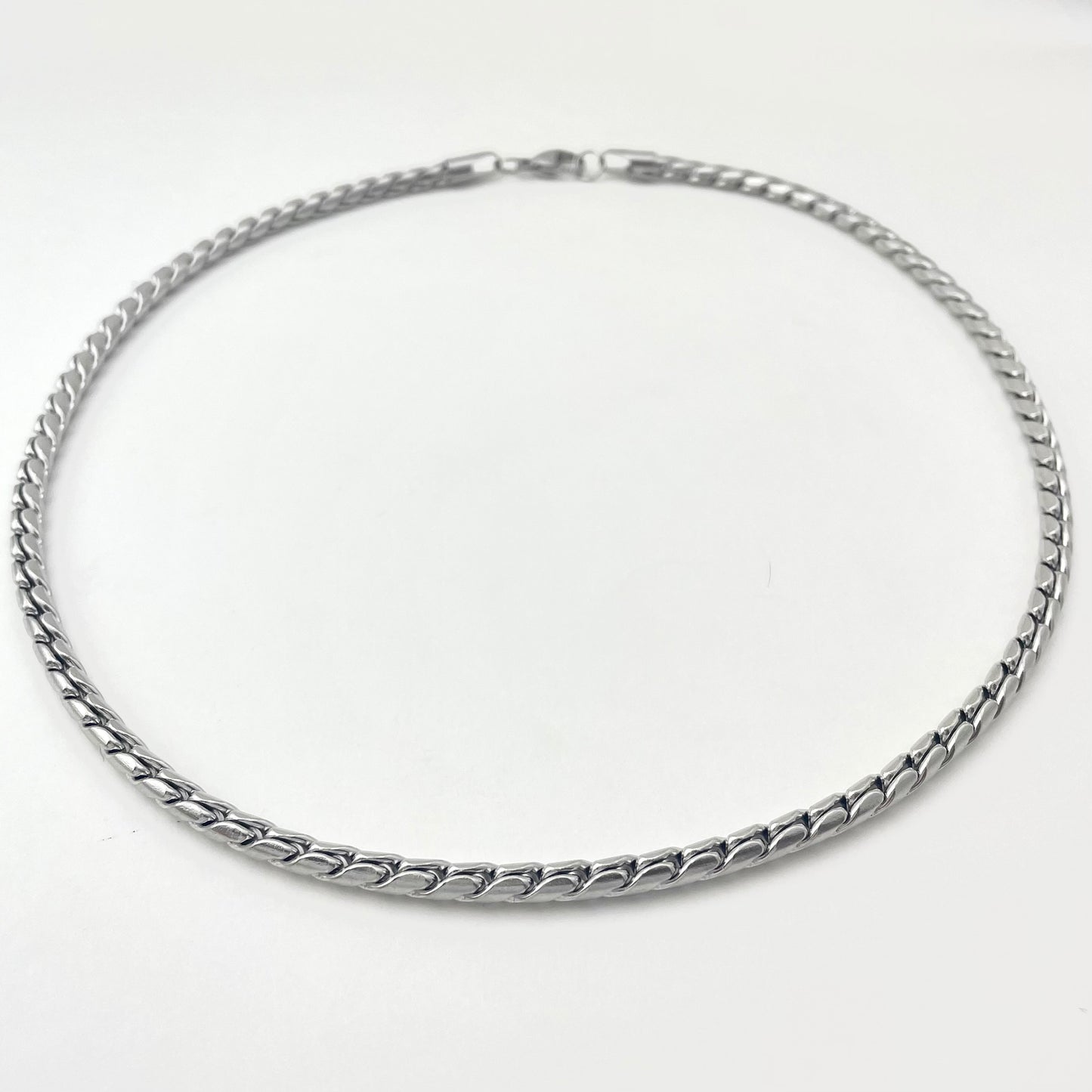 Titanium Steel Twisted Cuban Chain