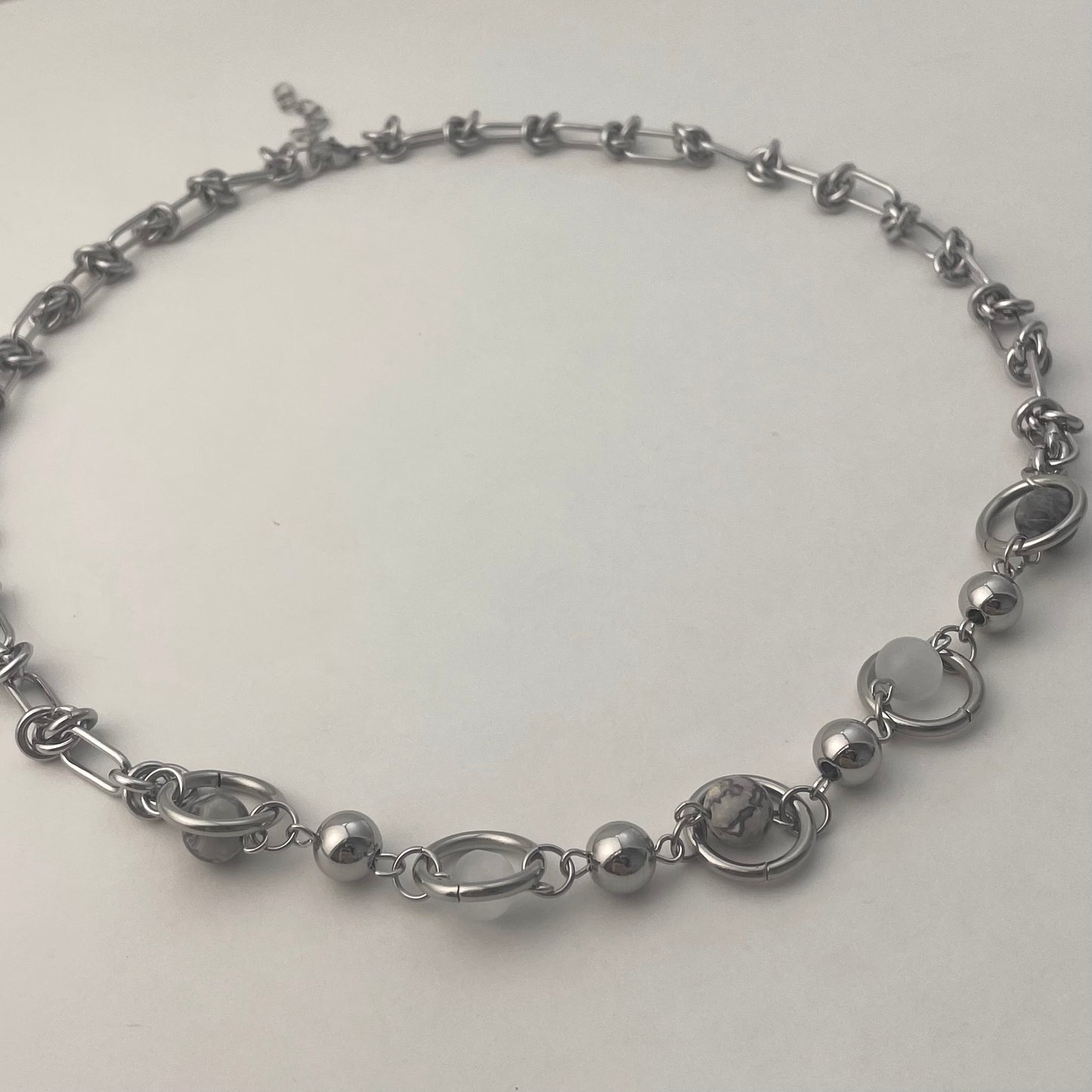 Planetary Orbit Mosaic Necklace