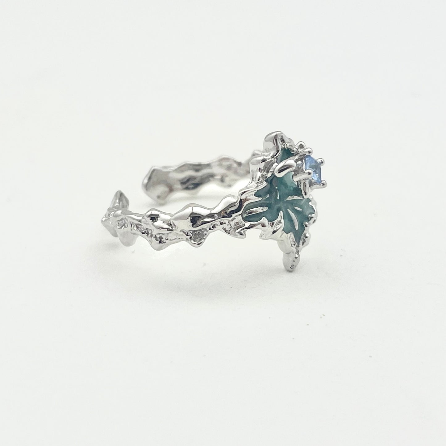 Sterling Silver Textured Ring