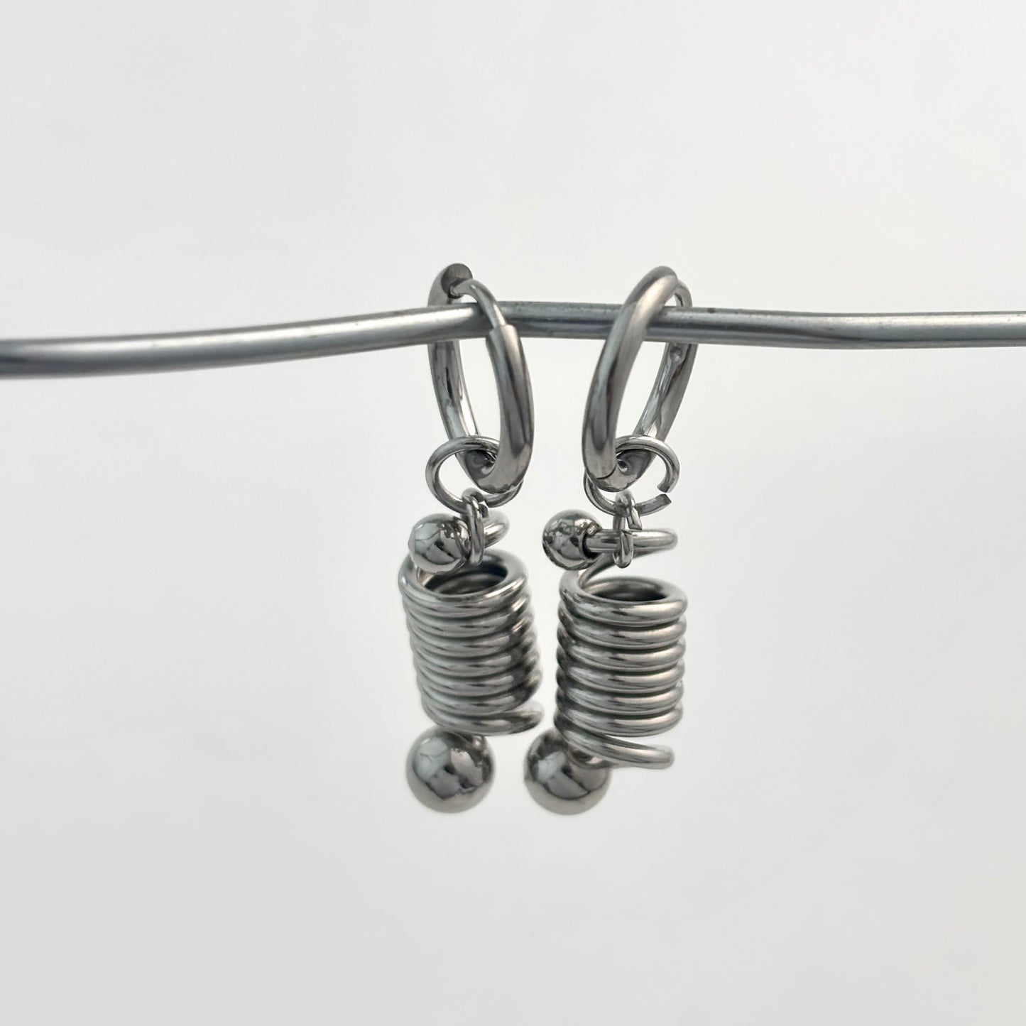 Spring Shaped Design Earrings