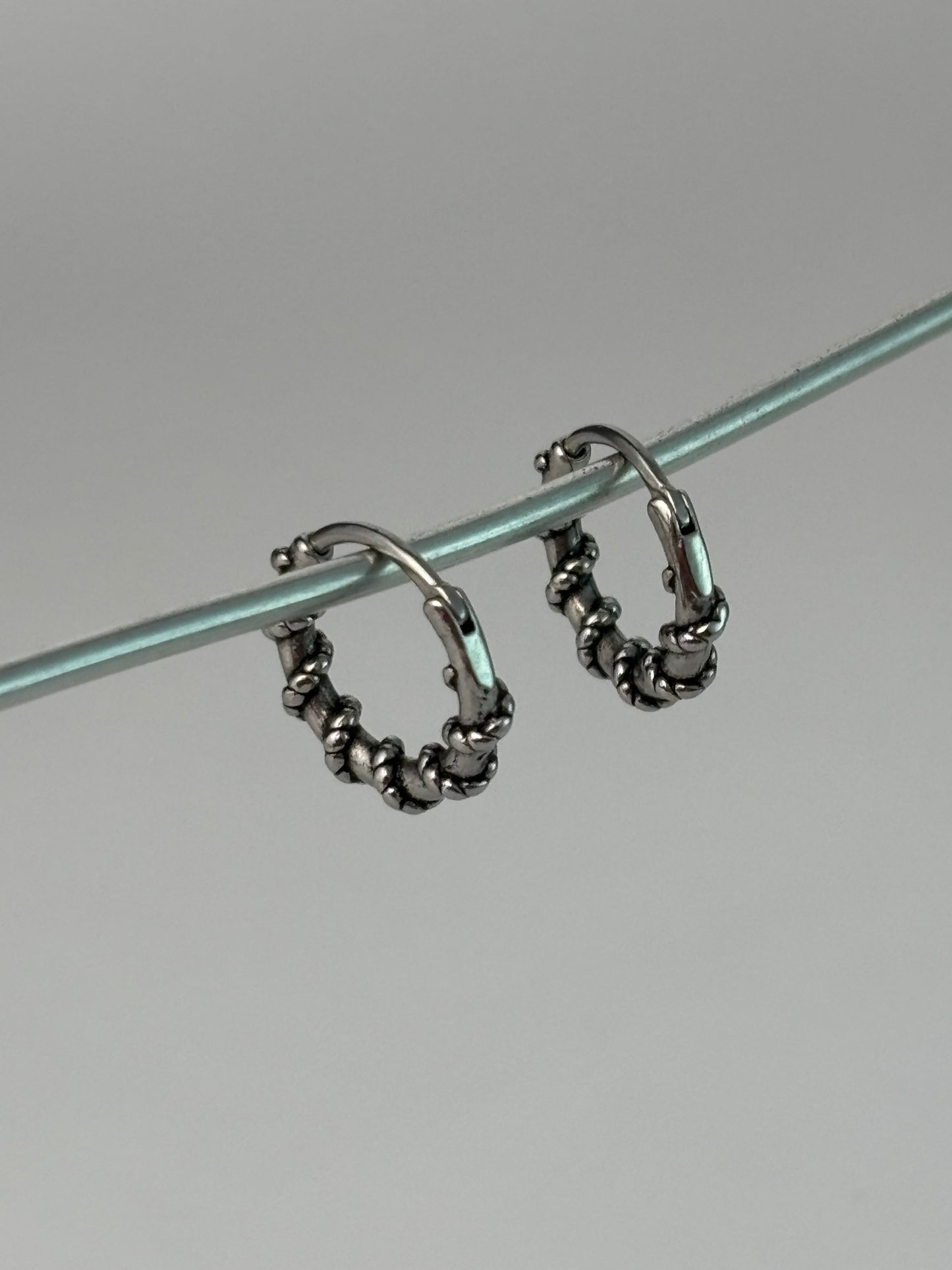Stainless Steel Pierced Designer Wrap Earrings