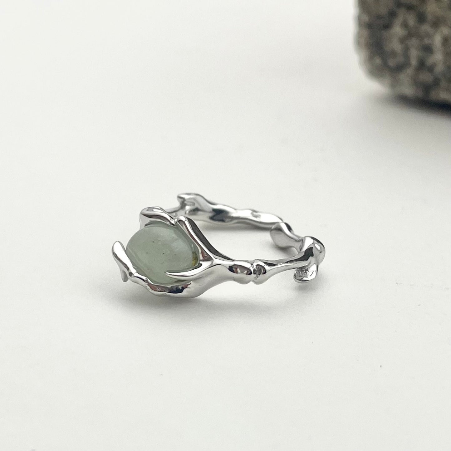 S925 Sterling Silver New Bamboo-Knot Ring