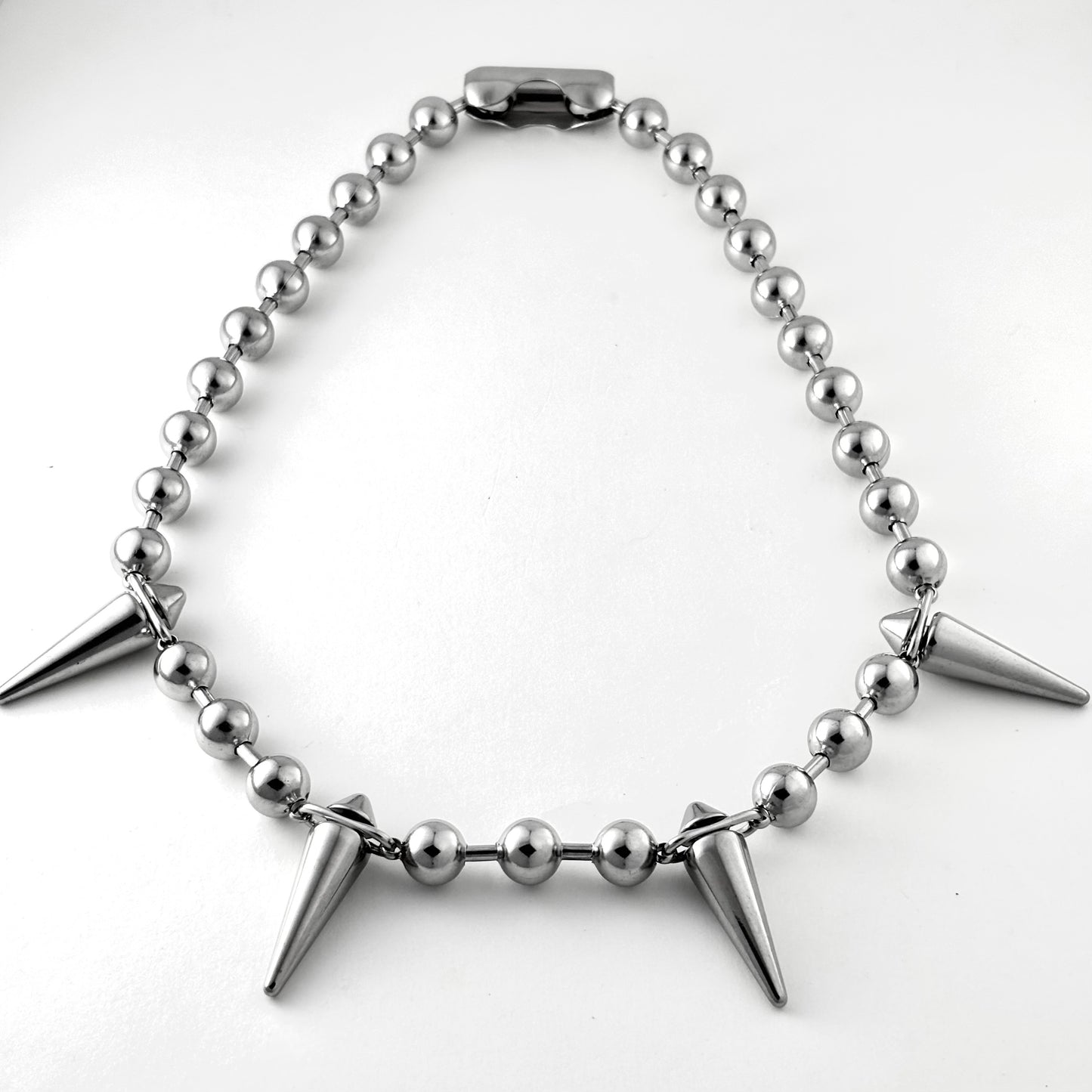 Conical Studded Bead Necklace