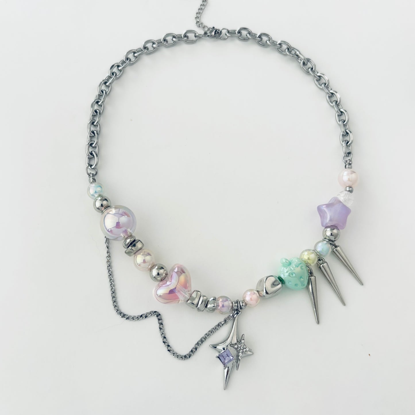 Colorful Candy Patchwork Necklace