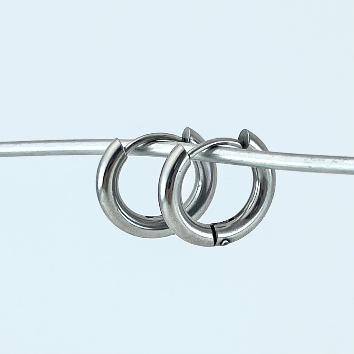 Titanium-Steel Waterproof Minimalist Chunky Earrings