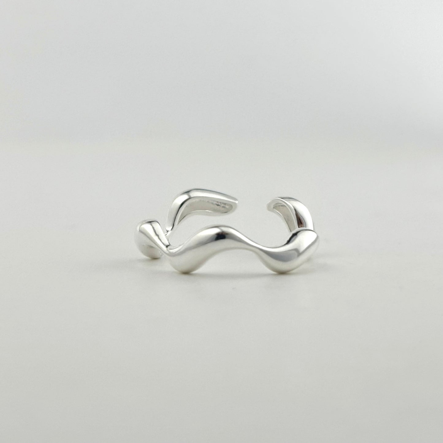 S925 Sterling Silver Wave Ring