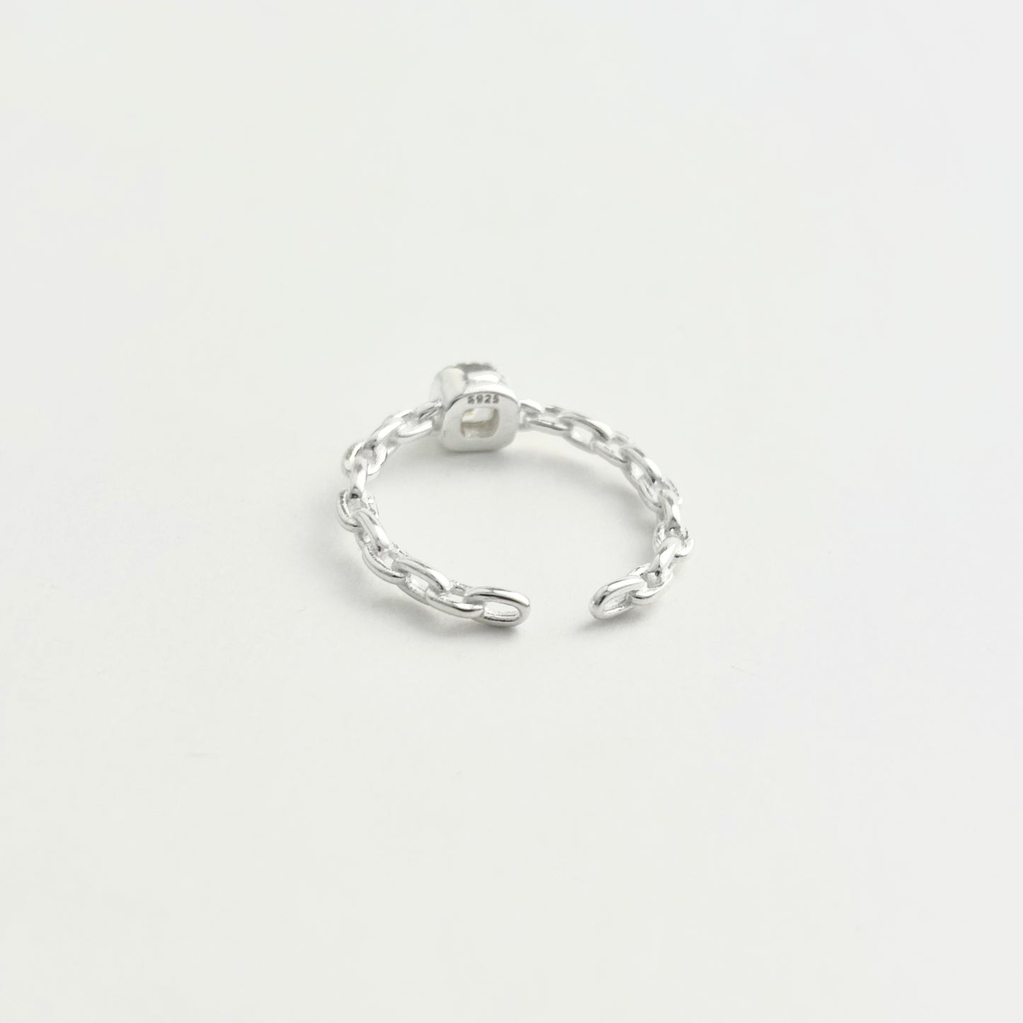 S925 Sterling Silver with Zirconia Elegant Design Ring