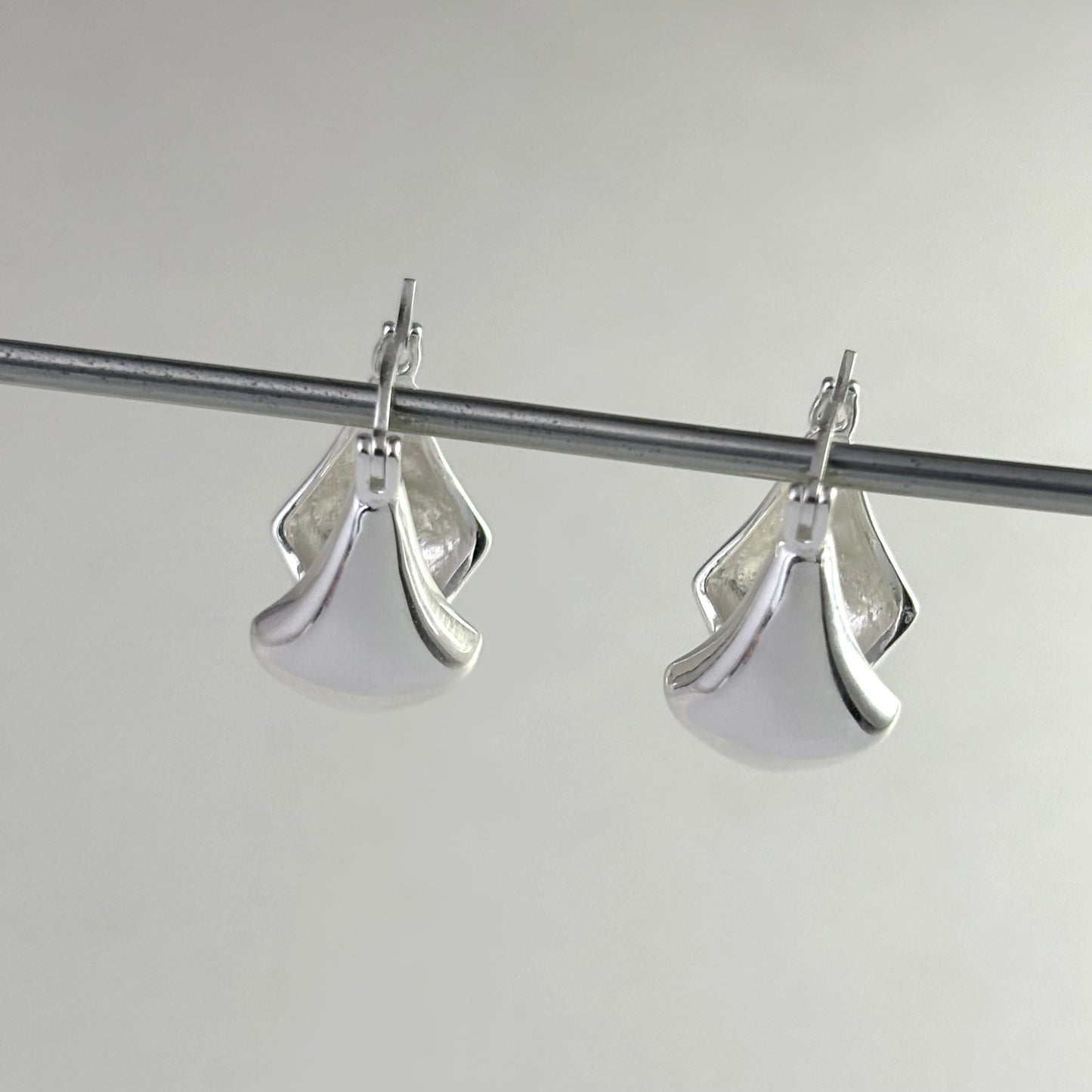 S925 Sterling Silver Wide Earrings
