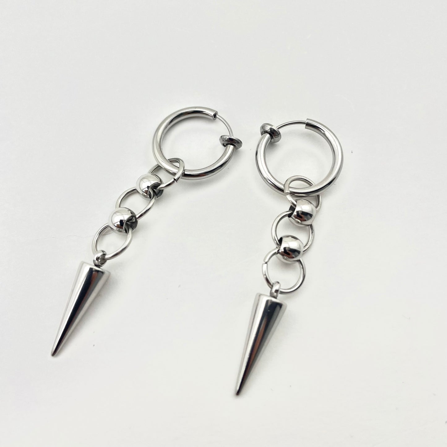 Titanium Waterproof Earring Ear Clips with Small, Tapered Coils