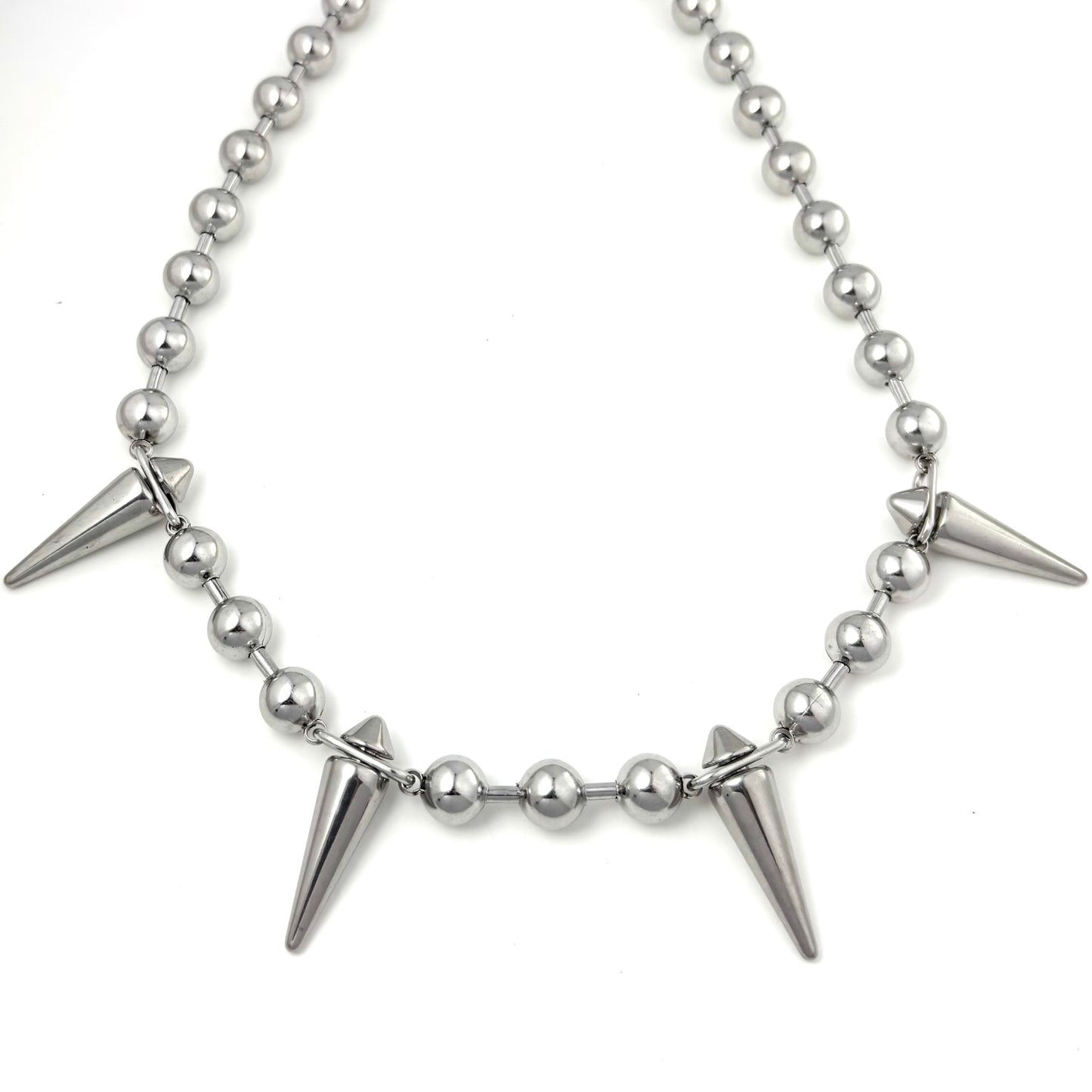 Conical Studded Bead Necklace