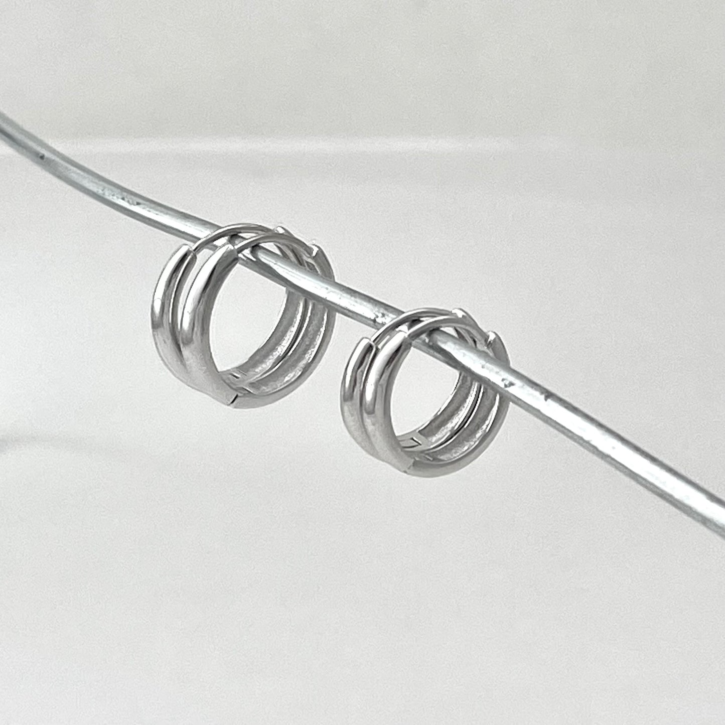 S925 Sterling Silver Classic Hoop Earrings