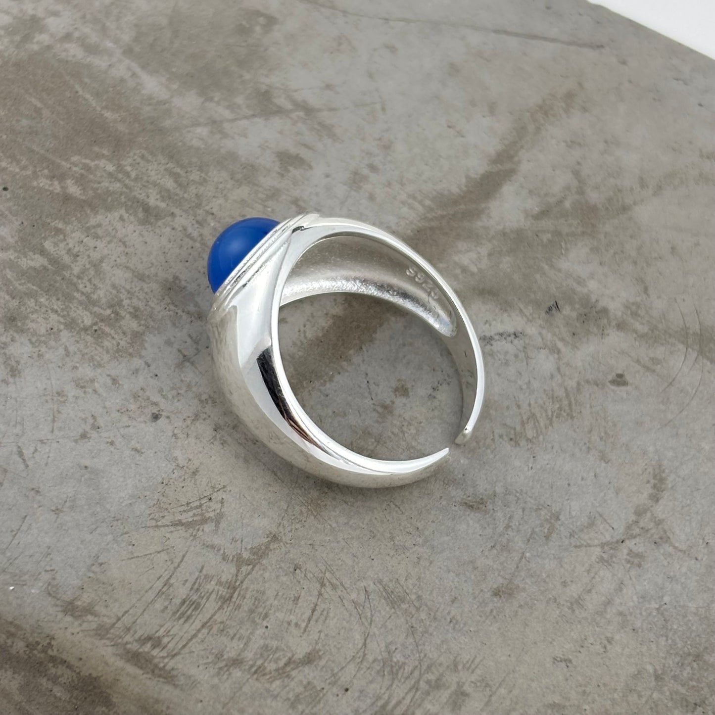 S925 Sterling Silver Sapphire Ring