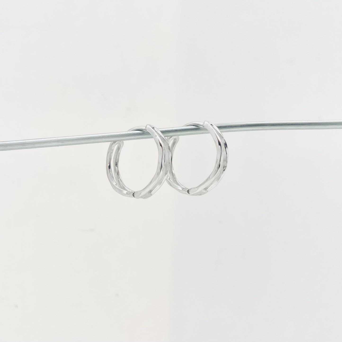 S925 Sterling Silver Light Luxury Earrings Hoops