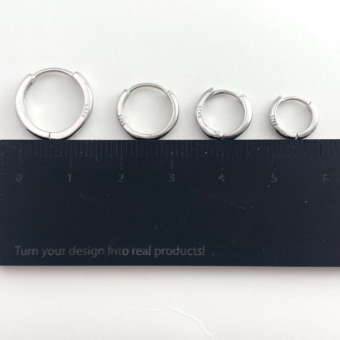 S925 Sterling Silver Classic Earrings Hoop