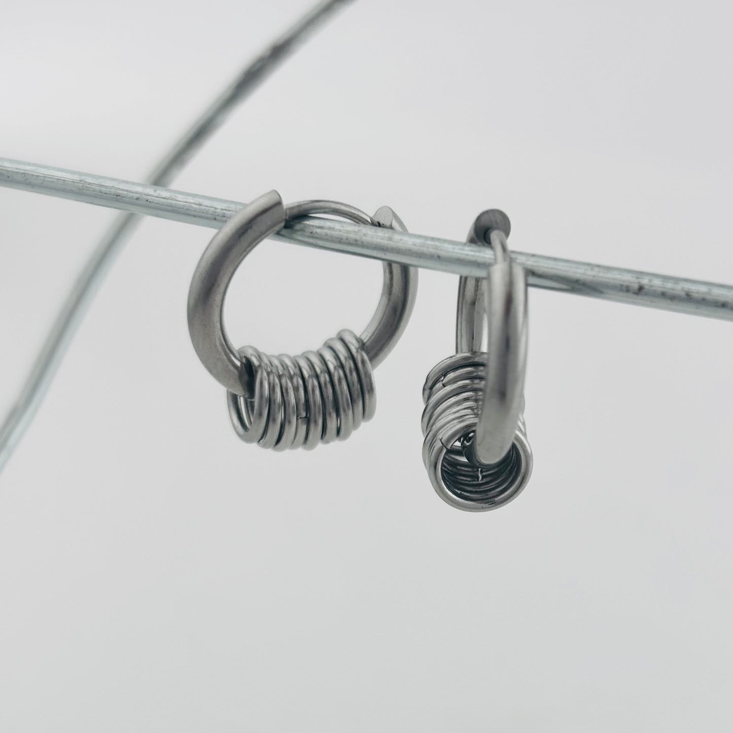 Titanium Circle Earrings