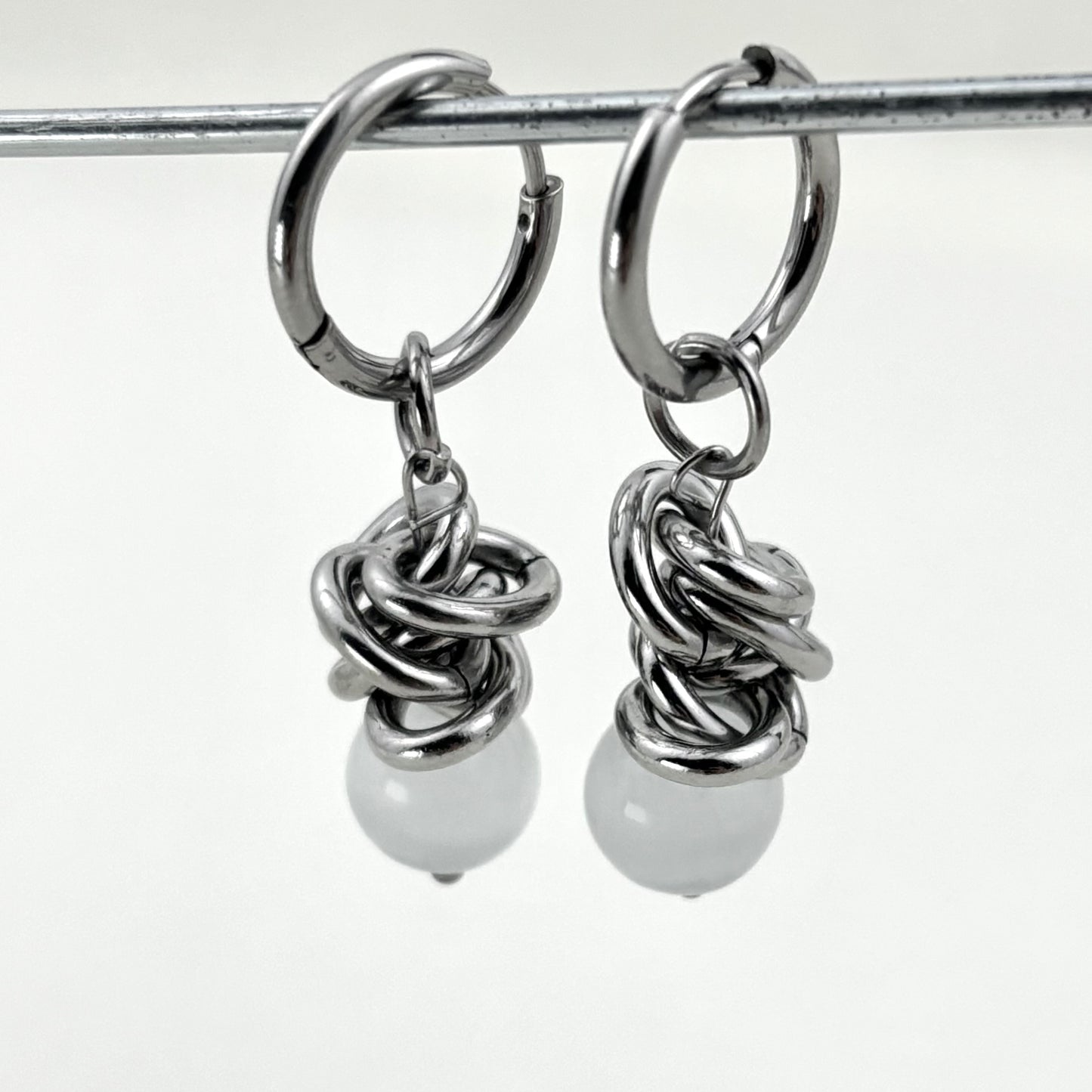 Titanium Cat's Eye Earrings