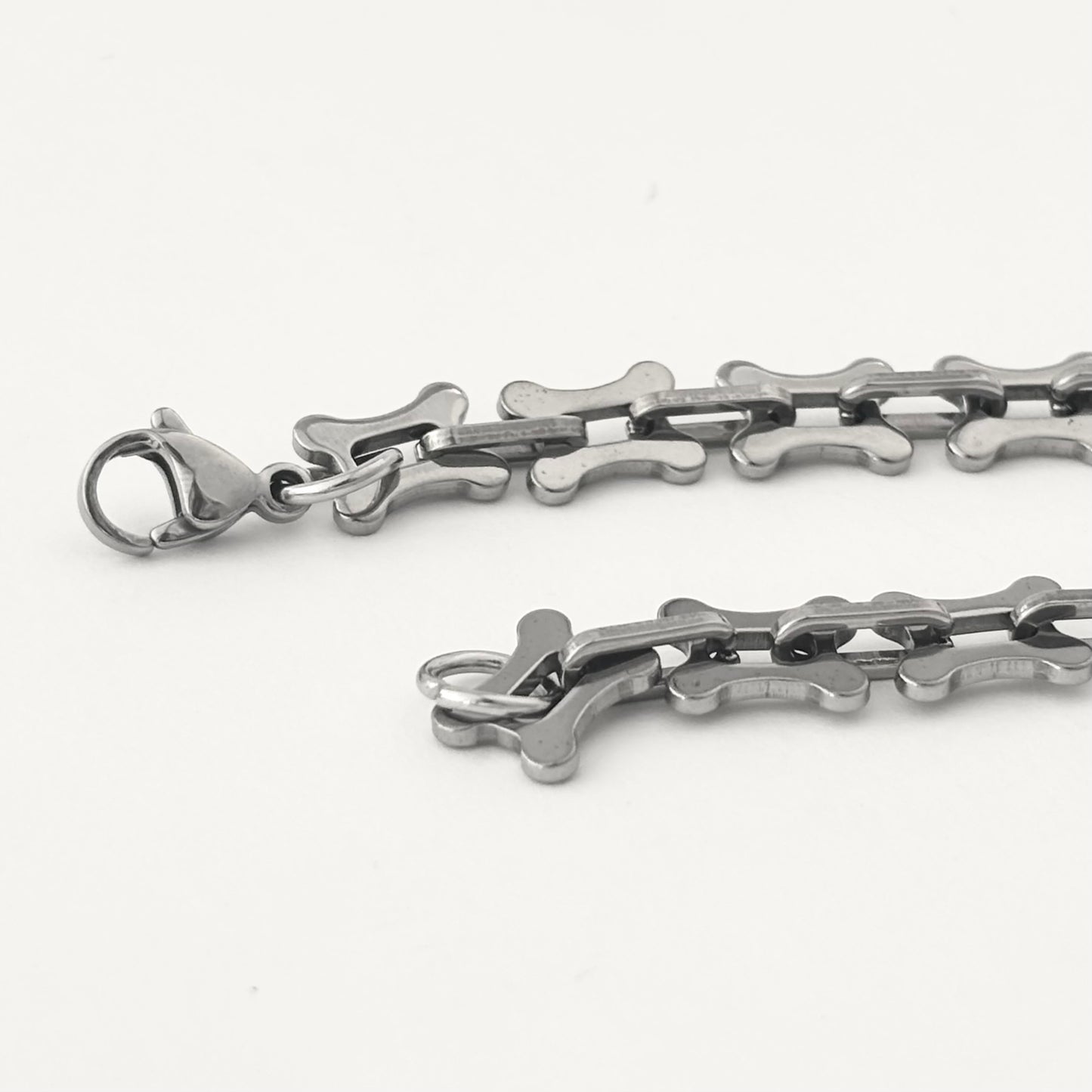 Titanium Steel Smooth Bone Knot Design Bracelet