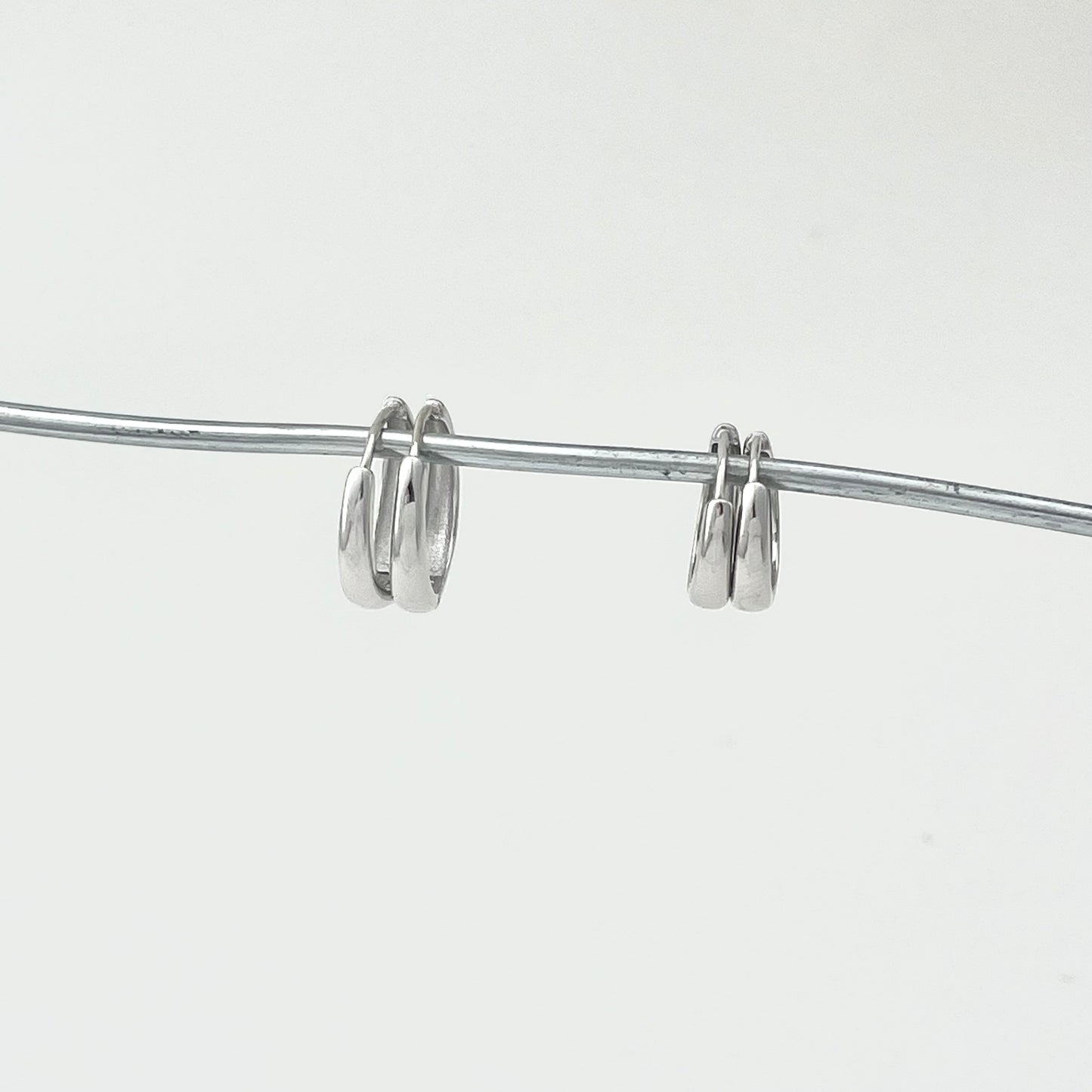 S925 Sterling Silver Classic Hoop Earrings