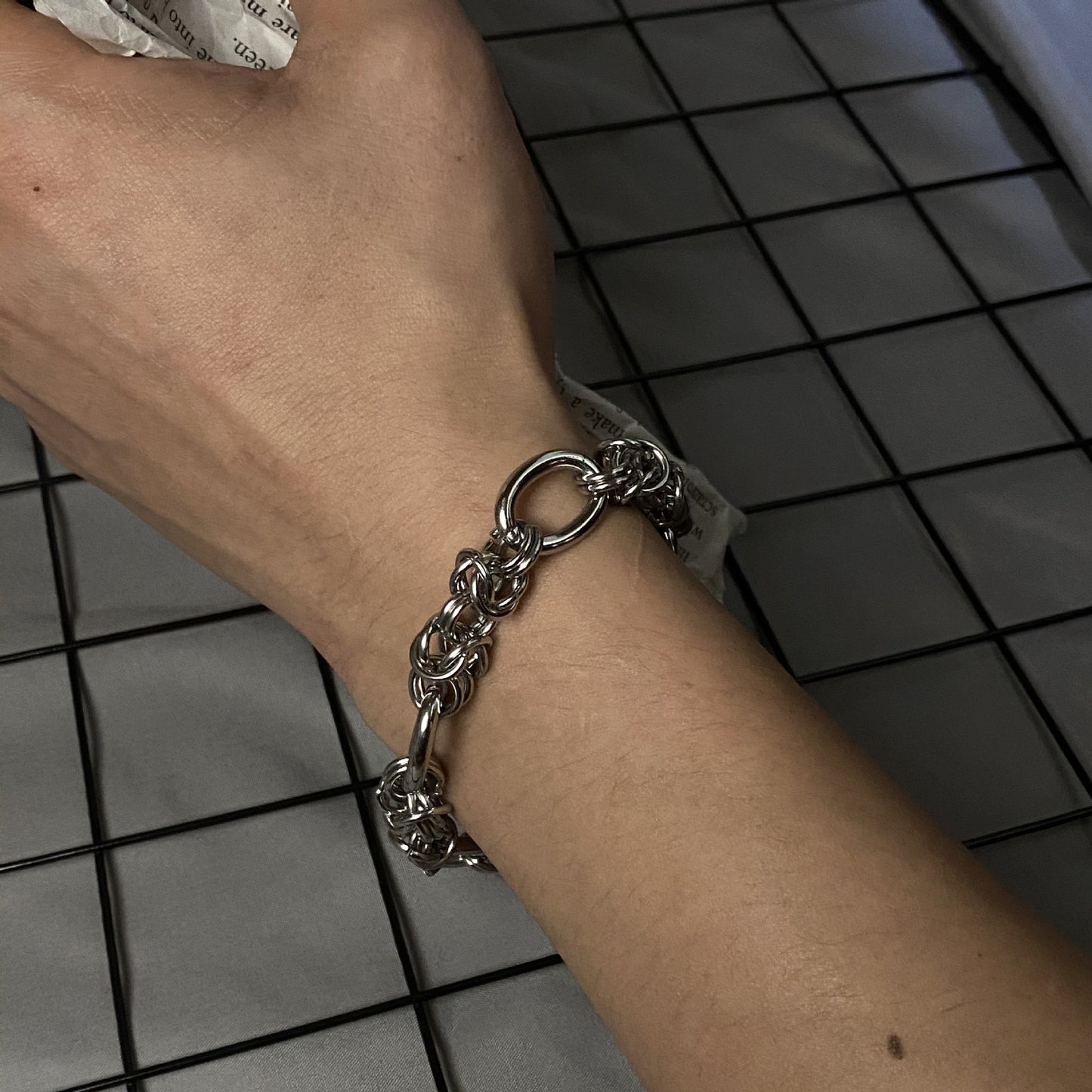 Circle Loop Stainless Steel Bracelet