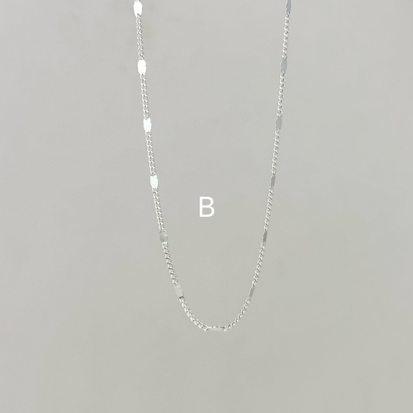 S925 Sterling Silver Extremely Simple Chain 45cm