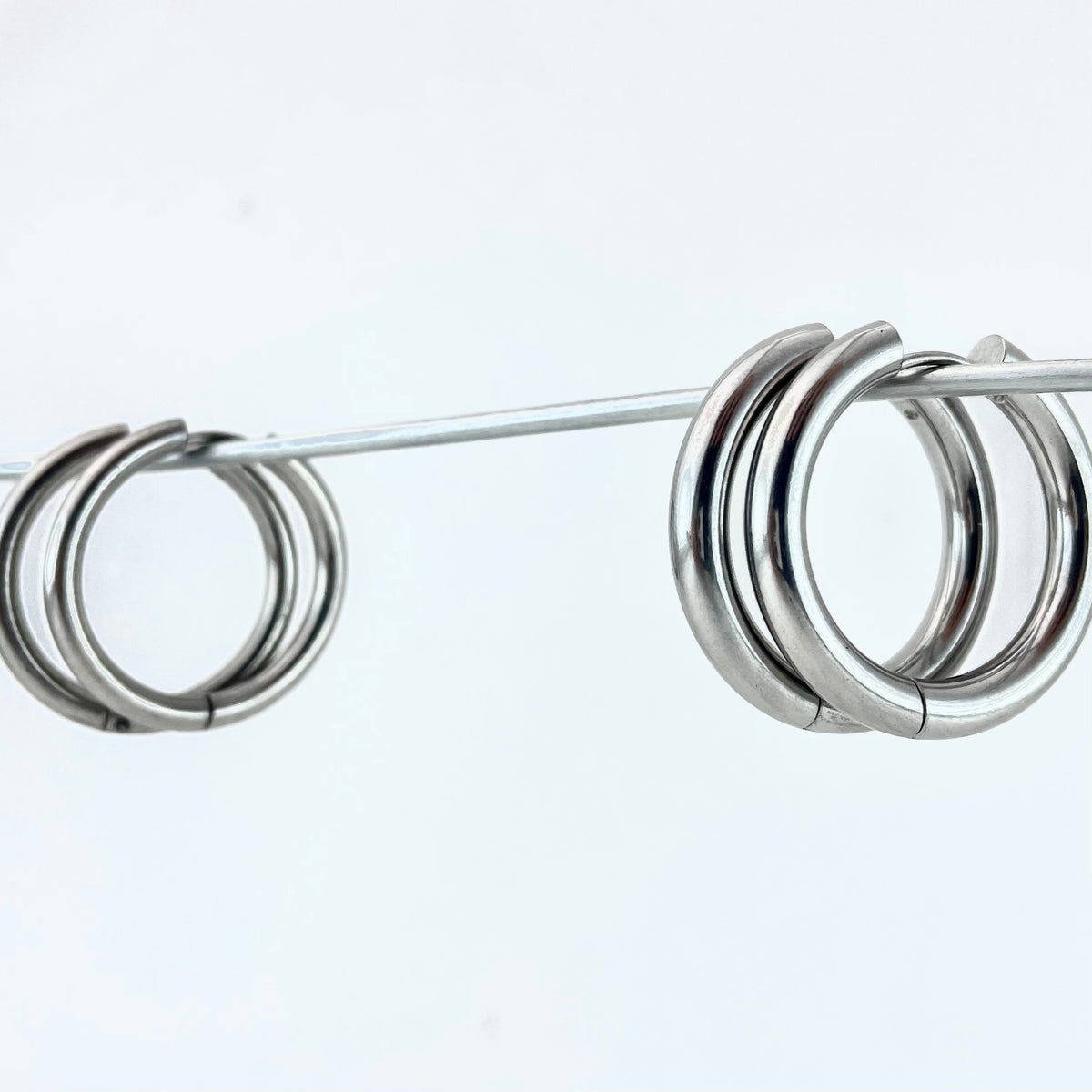 Titanium-Steel Waterproof Minimalist Earrings
