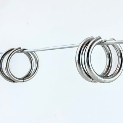 Titanium-Steel Waterproof Minimalist Earrings