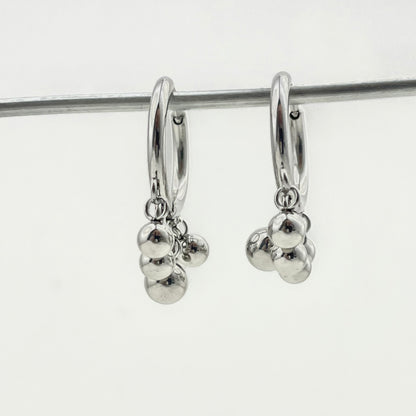 Titanium Waterproof Earring Ball Pendant Earrings