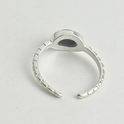 S925 Sterling Silver Onyx New Chinese Style