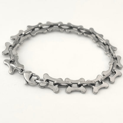 Titanium Steel Smooth Bone Knot Design Bracelet