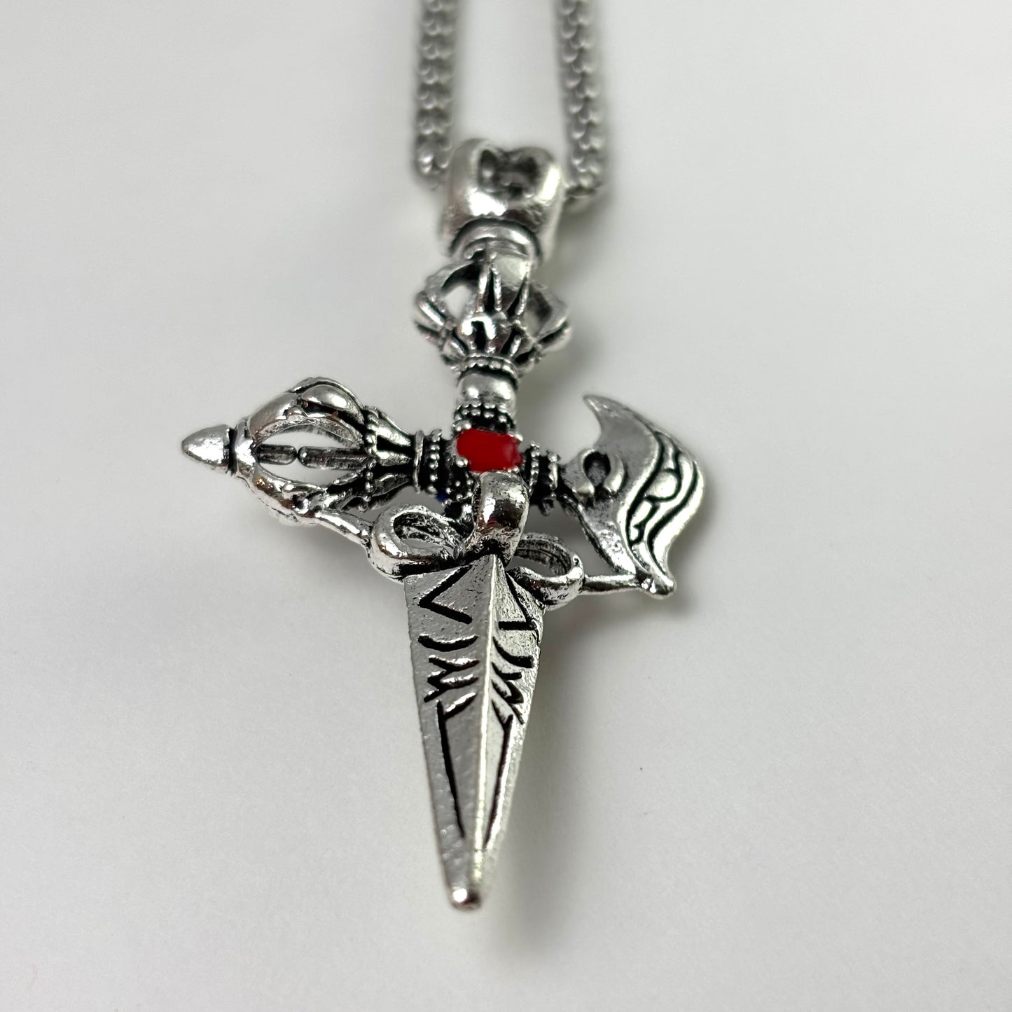 Titanium Cross Pendant Necklace