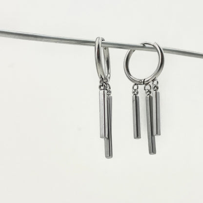 Titanium Waterproof Earring Chain Pendant Earrings