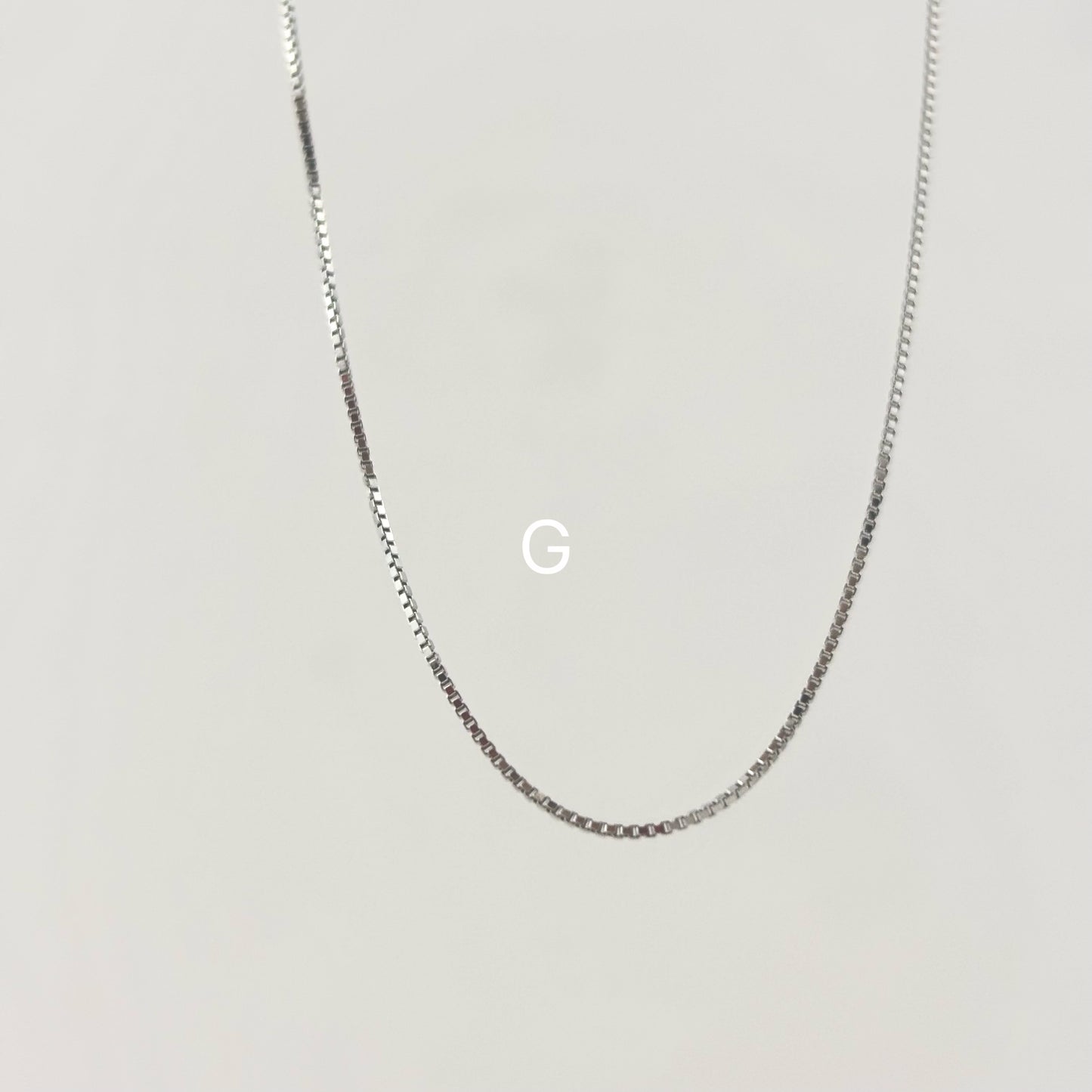 S925 Sterling Silver Extremely Simple Chain 45cm