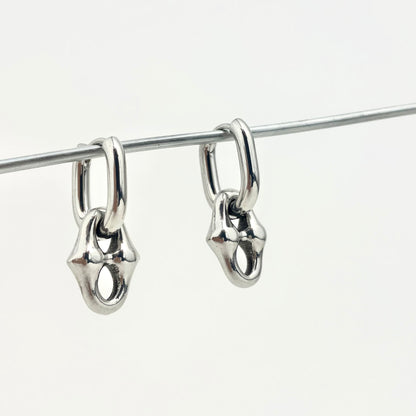 Titanium-Steel Waterproof Punk-Style Earrings