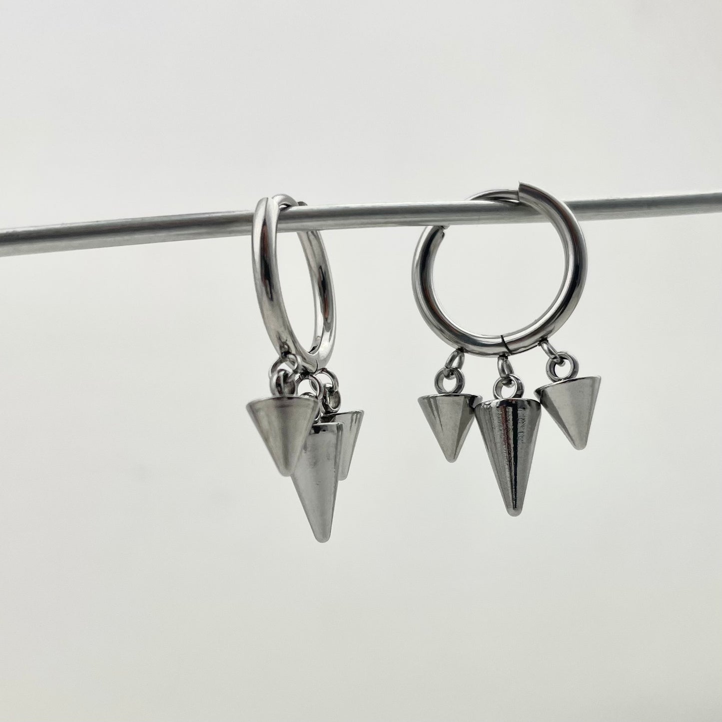 Titanium Waterproof Earring Tapered Pendant Earrings