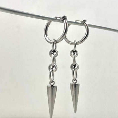 Titanium Waterproof Earring Ear Clips with Small, Tapered Coils