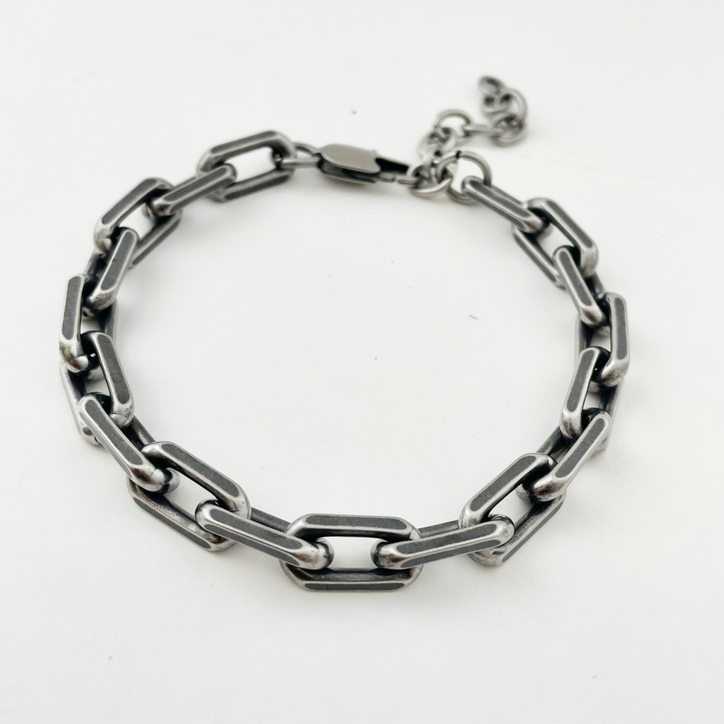 Titanium-Steel Waterproof Beveled-Edge Bracelet
