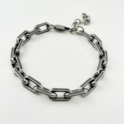 Titanium-Steel Waterproof Beveled-Edge Bracelet