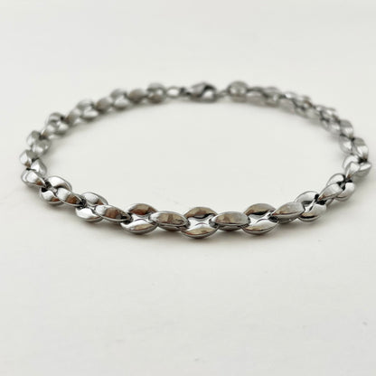 Titanium-Steel Waterproof Coffee Bean-Design Bracelet
