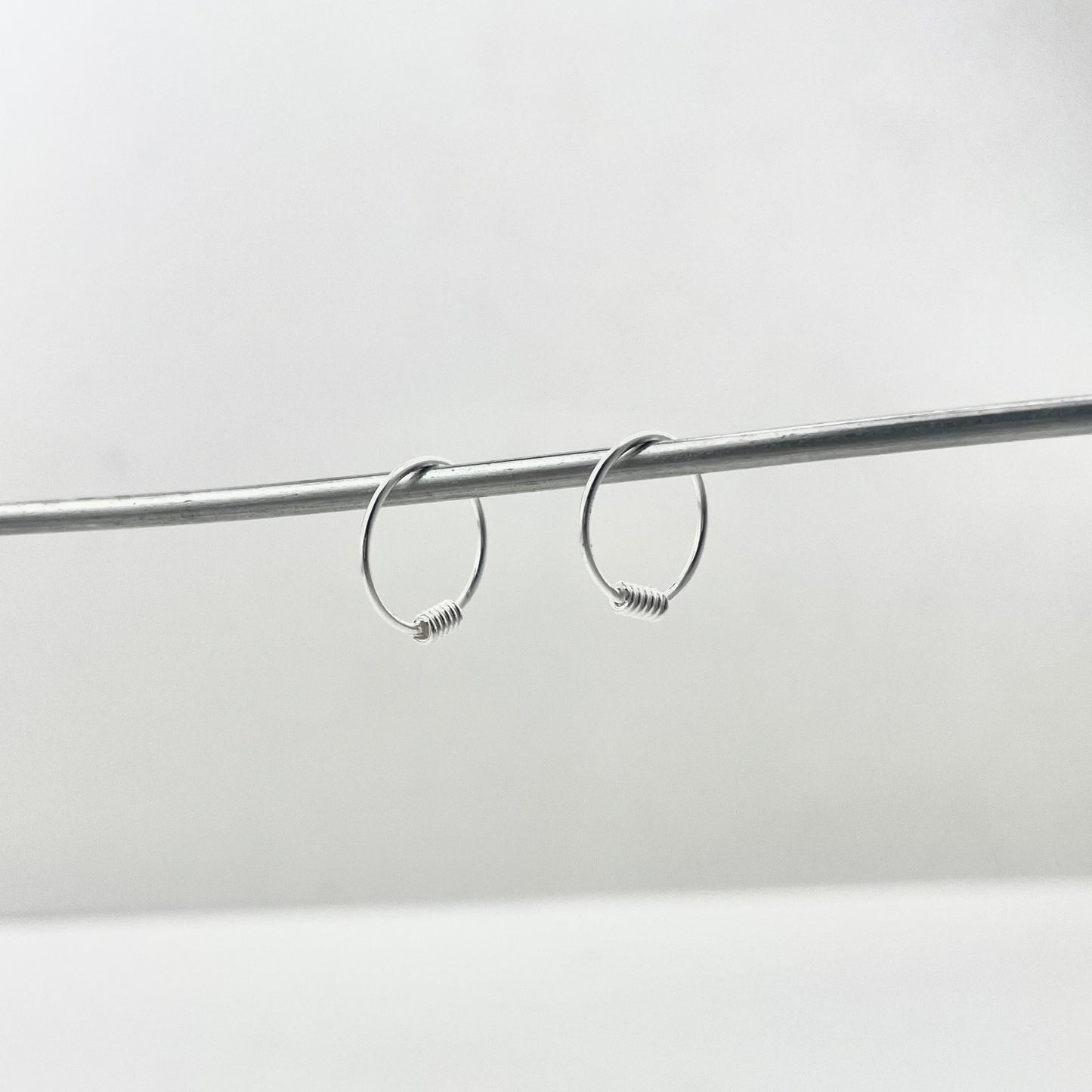 S925 Sterling Silver Hoop Earrings