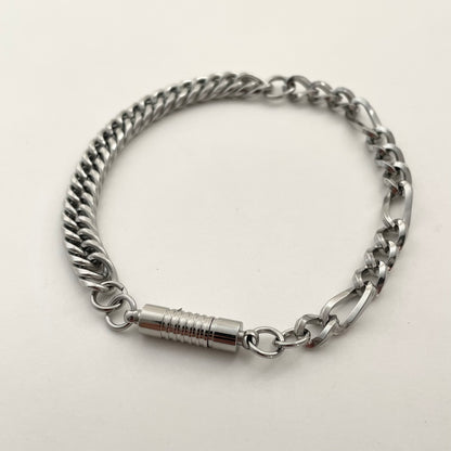 Titanium Steel Cylinder Link Bracelet