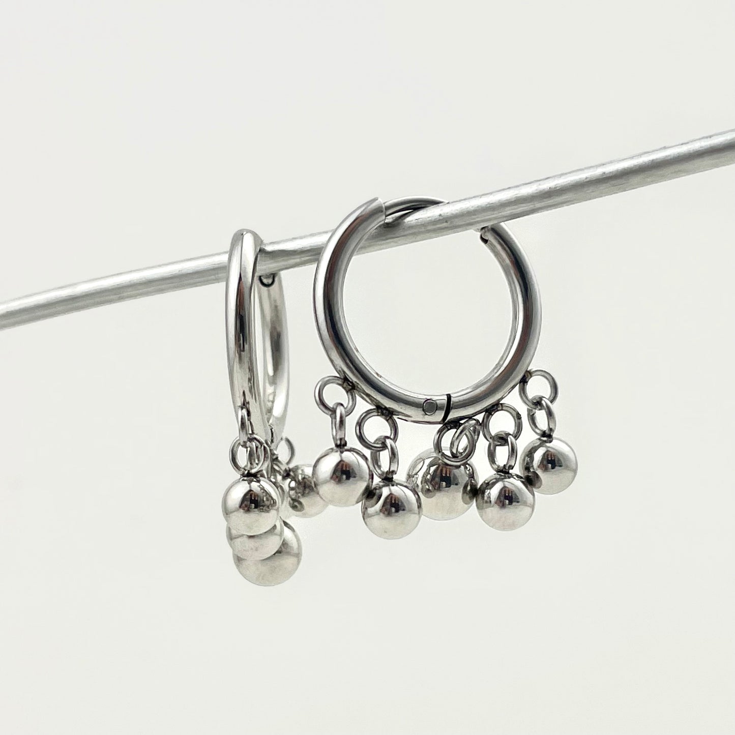 Titanium Waterproof Earring Ball Pendant Earrings