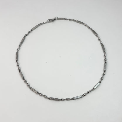 Titanium Steel Bamboo Patchwork Necklace（45/55）