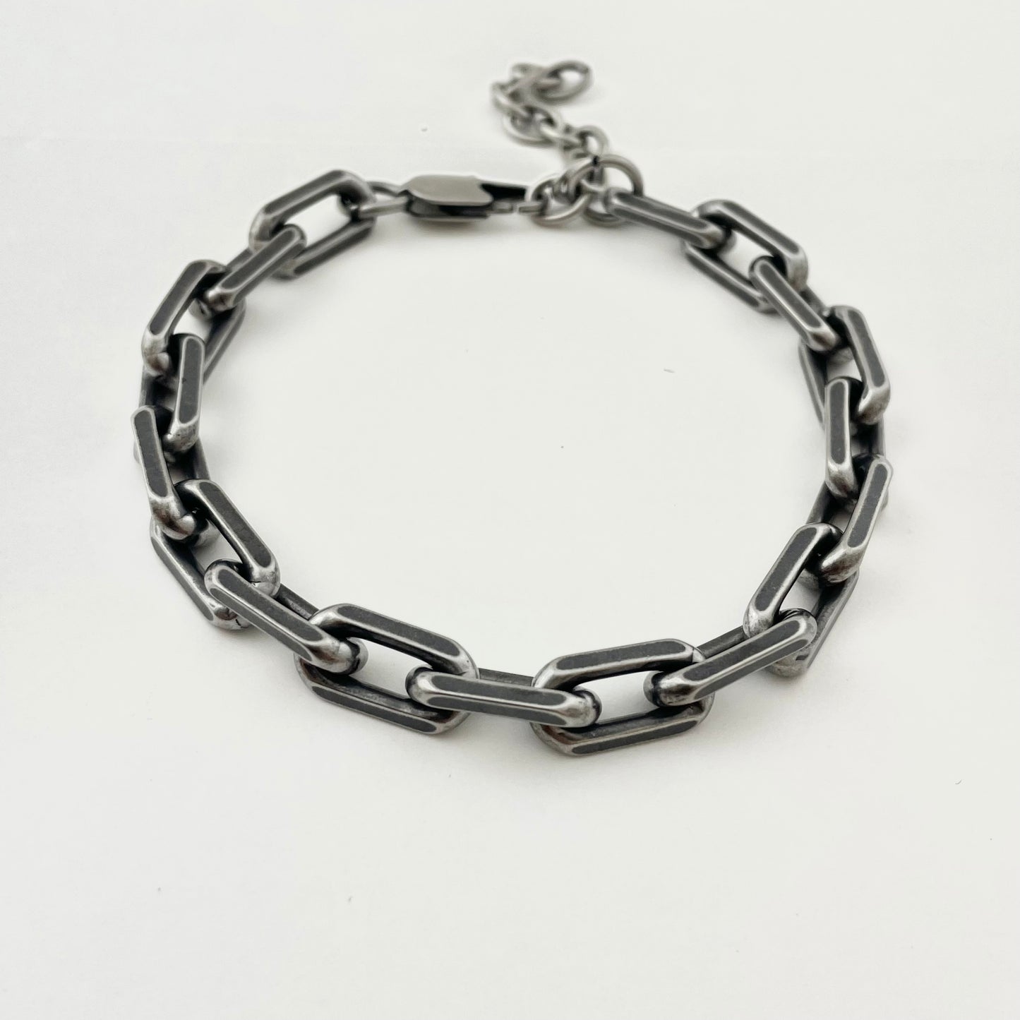 Titanium-Steel Waterproof Beveled-Edge Bracelet