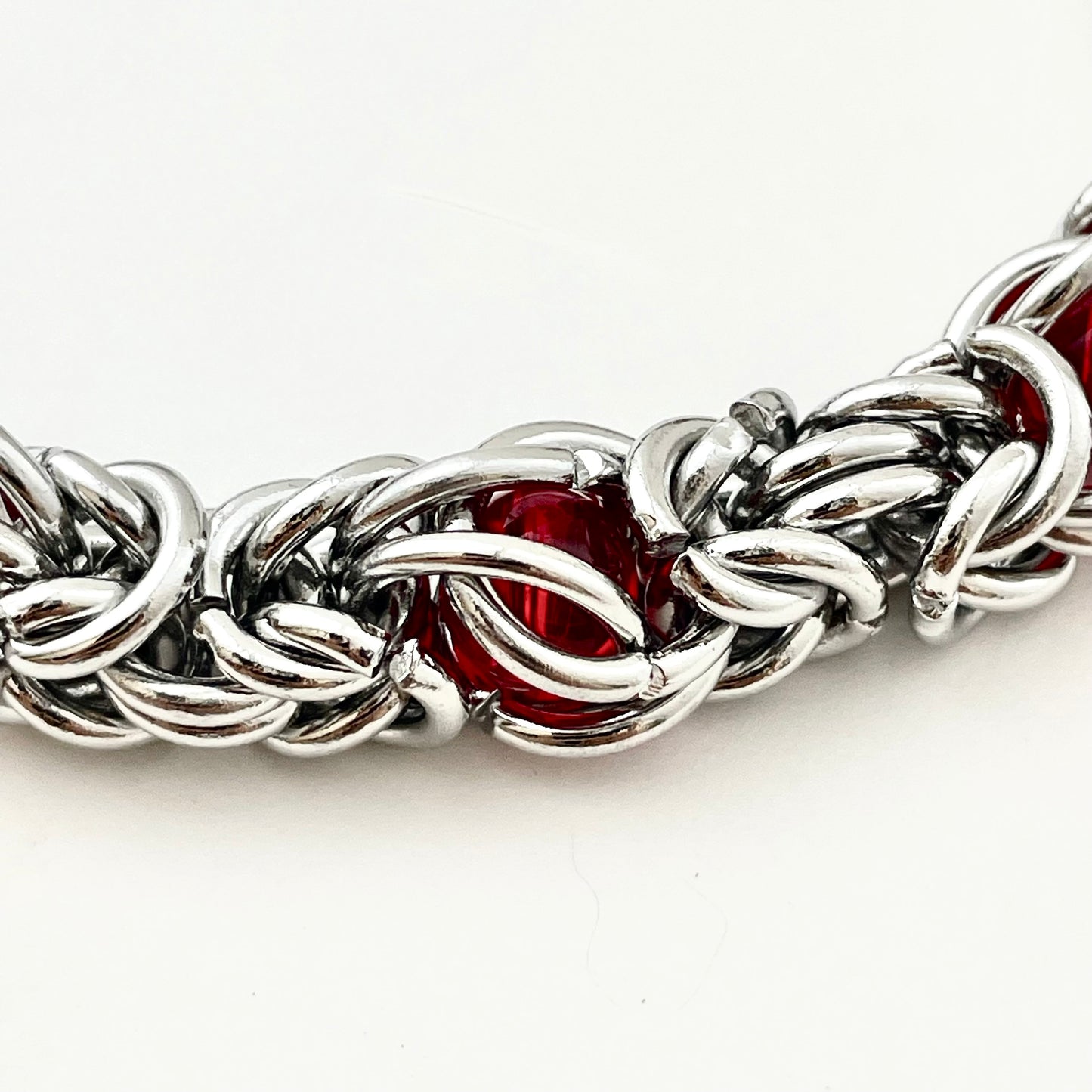 Titanium-Steel Waterproof Bracelet with Inlaid Stones